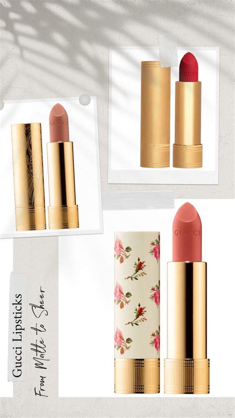 gucci lupstick|best Gucci lipstick shades.